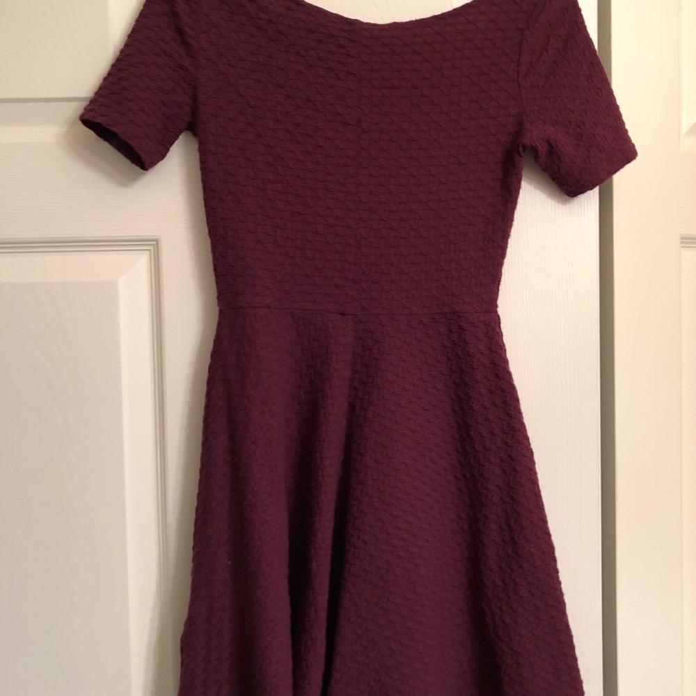 t-shirt skater dress purple
